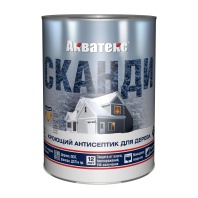 Кроющий антисептик Акватекс СКАНДИ Айсберг 0,75 л